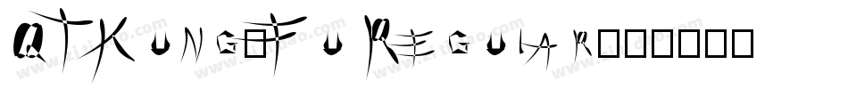 QTKung-Fu Regular字体转换